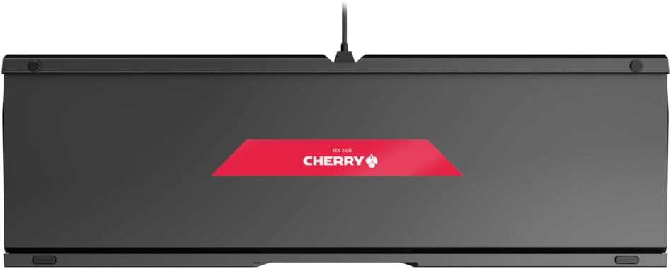 Cherry MX Board 3.0 S Wired Mechanical Keyboard | Front Face Lettering | RGB Lighting | Aluminum Housing MX Red Silent Switches for Gaming and Office