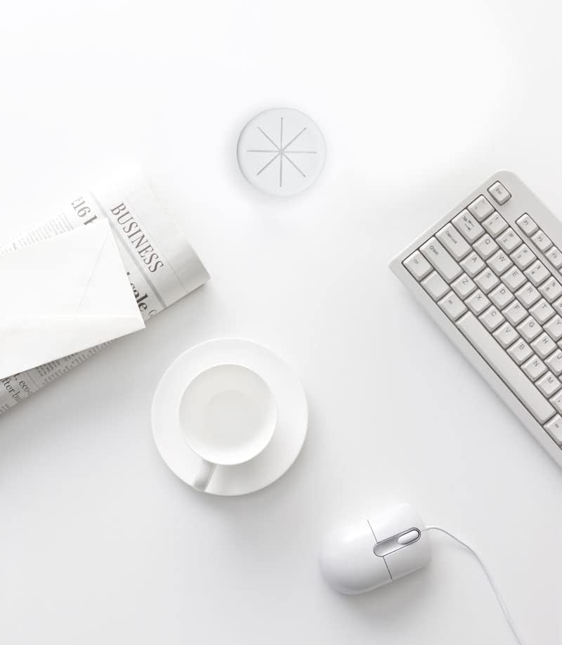 Aifeier ET 2-3/8 Inch (60mm) Flexible Desk Grommets Wire Cord Hole Cover Cable Organizer for Desktop Equipment Wiring Management and Protection