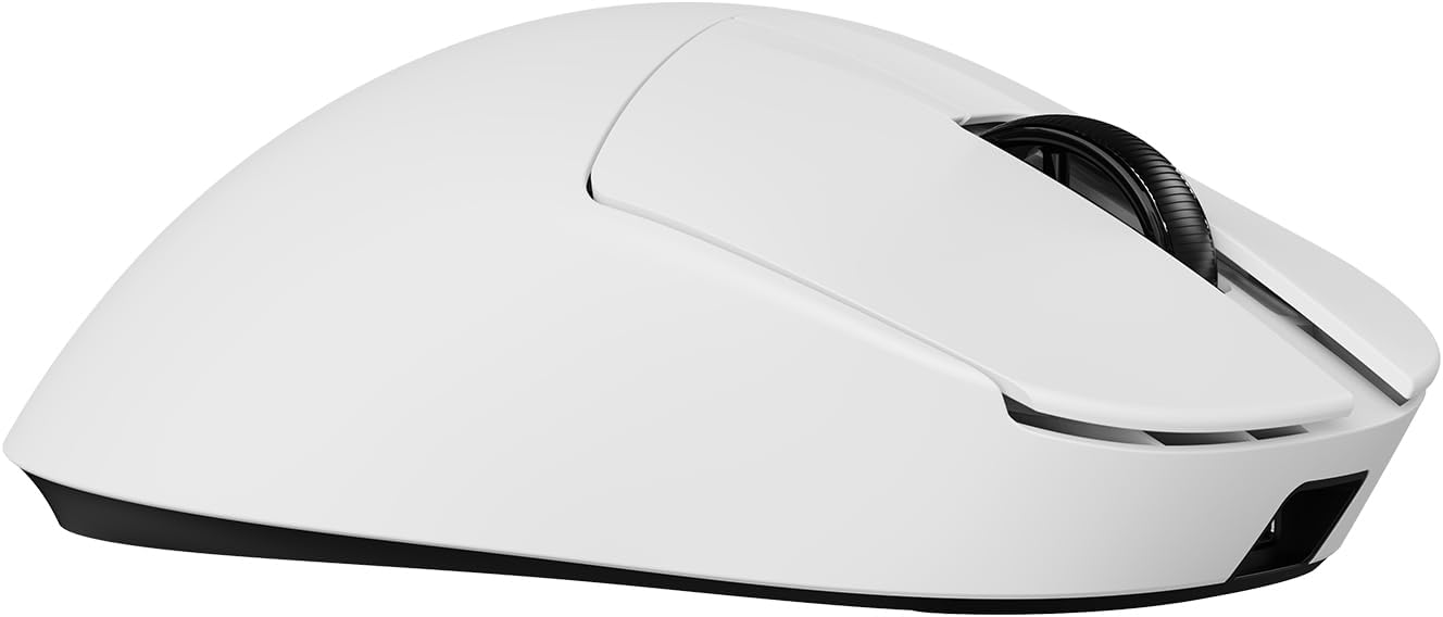 AJ179 V2 Triple Mode (2.4G/Wired/Bluetooth 5.2) Gaming Mouse, 12000 DPI, 56g Ultra-Light, Programmable 6 Buttons, 1000Hz Polling Rate, Ergonomic Right-Hand Design for Computer Laptop PC, White