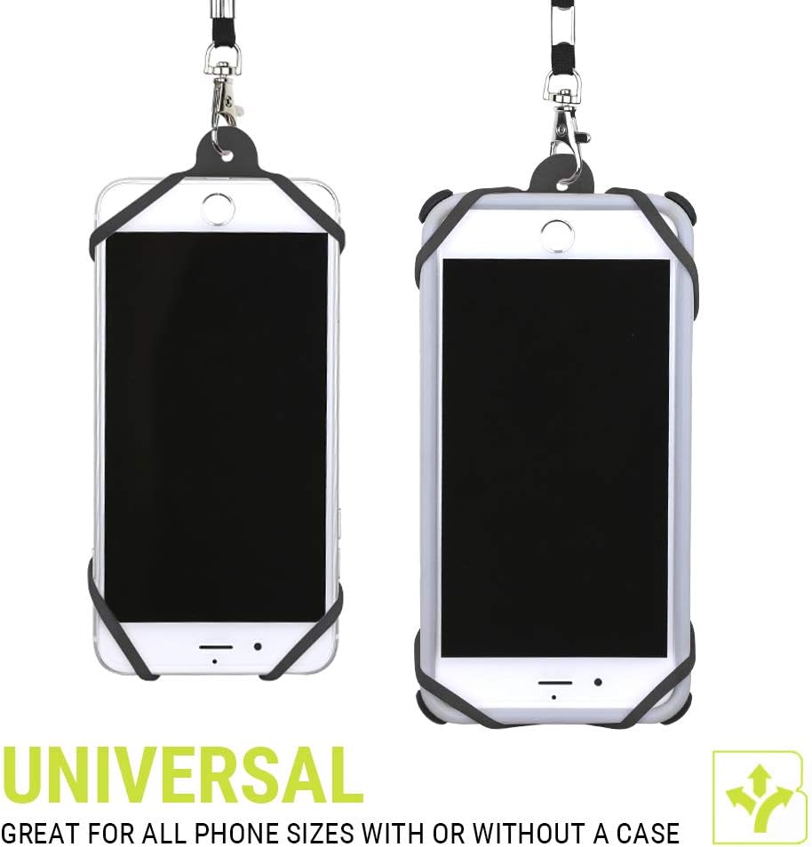 Gear Beast Universal Crossbody Cell Phone Lanyard Compatible with iPhone, Galaxy & Most Smartphones, Phone Case Holder & Cross Body Strap