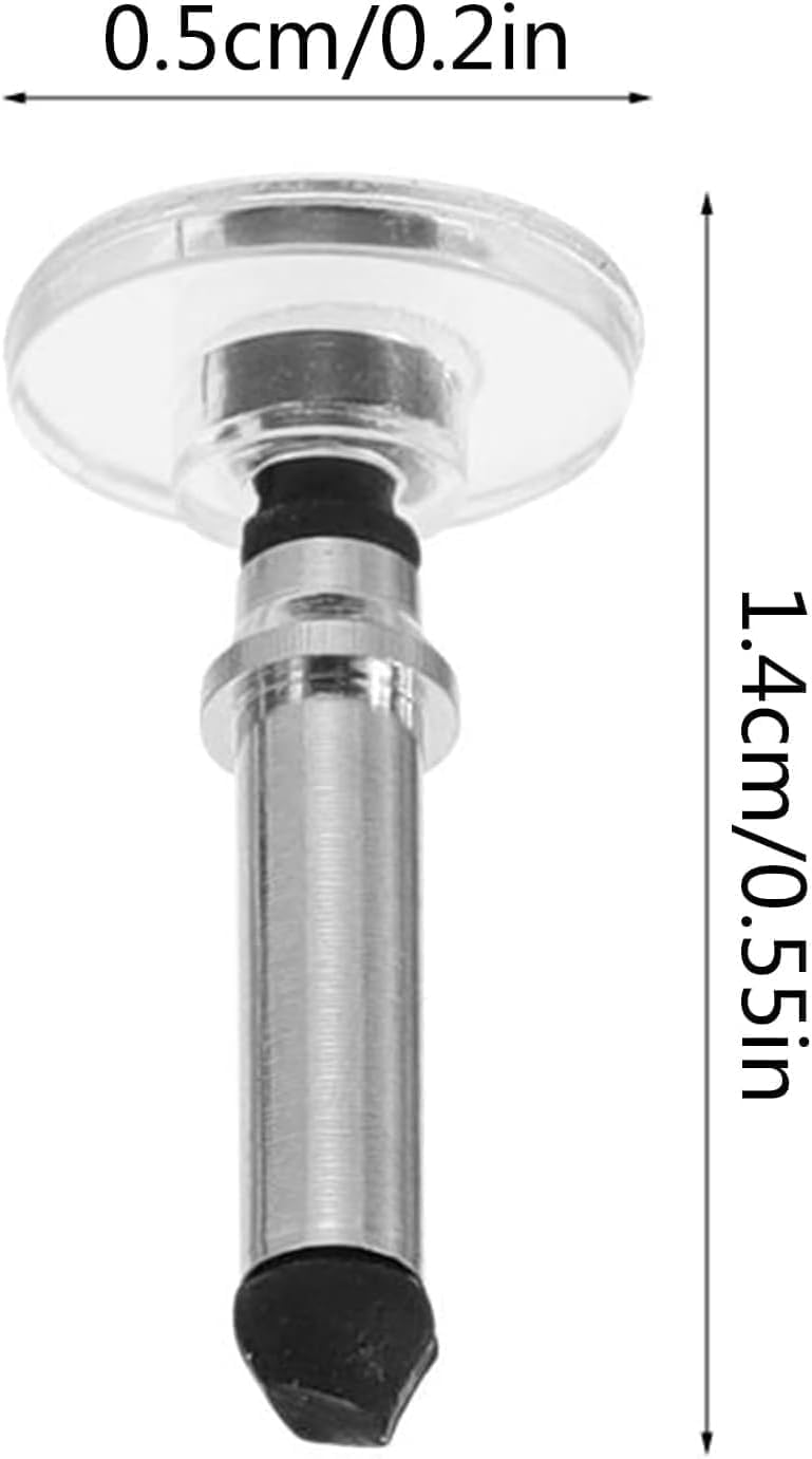 12 Pcs Silver Universal Stylus Replacement Disc Tips Round Shape Replaceable Stylus Pen for Touch Screen Stylus Pen Disc Tips,Stylus Pens, Cell Phones Accessories