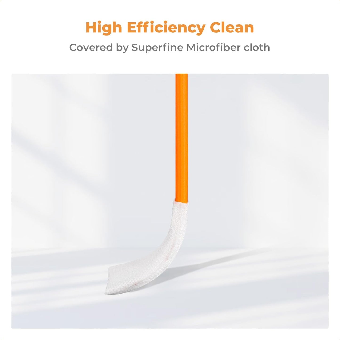 K&F Concept 14pcs Double Tipped 16mm APS-C Sensor Cleaning Swab, DSLR or SLR Digital Camera Cleaning kit and Full Frame Sensor Cleaning Swab