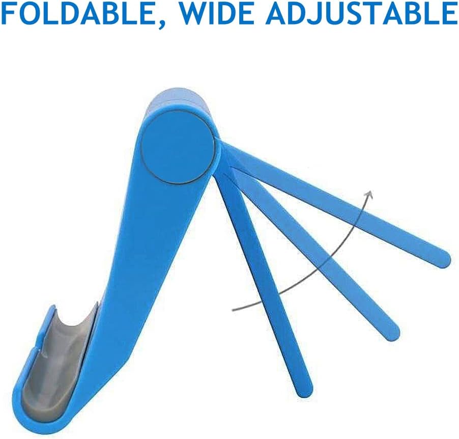 Cell Phone Stand for Desk 2 Pack Mobile Phone Holders Desktop Tablet Stand, Foldable Phone Dock Universal Adjustable Tablet Stand for Desk (Pink+Purple+Blue+White)