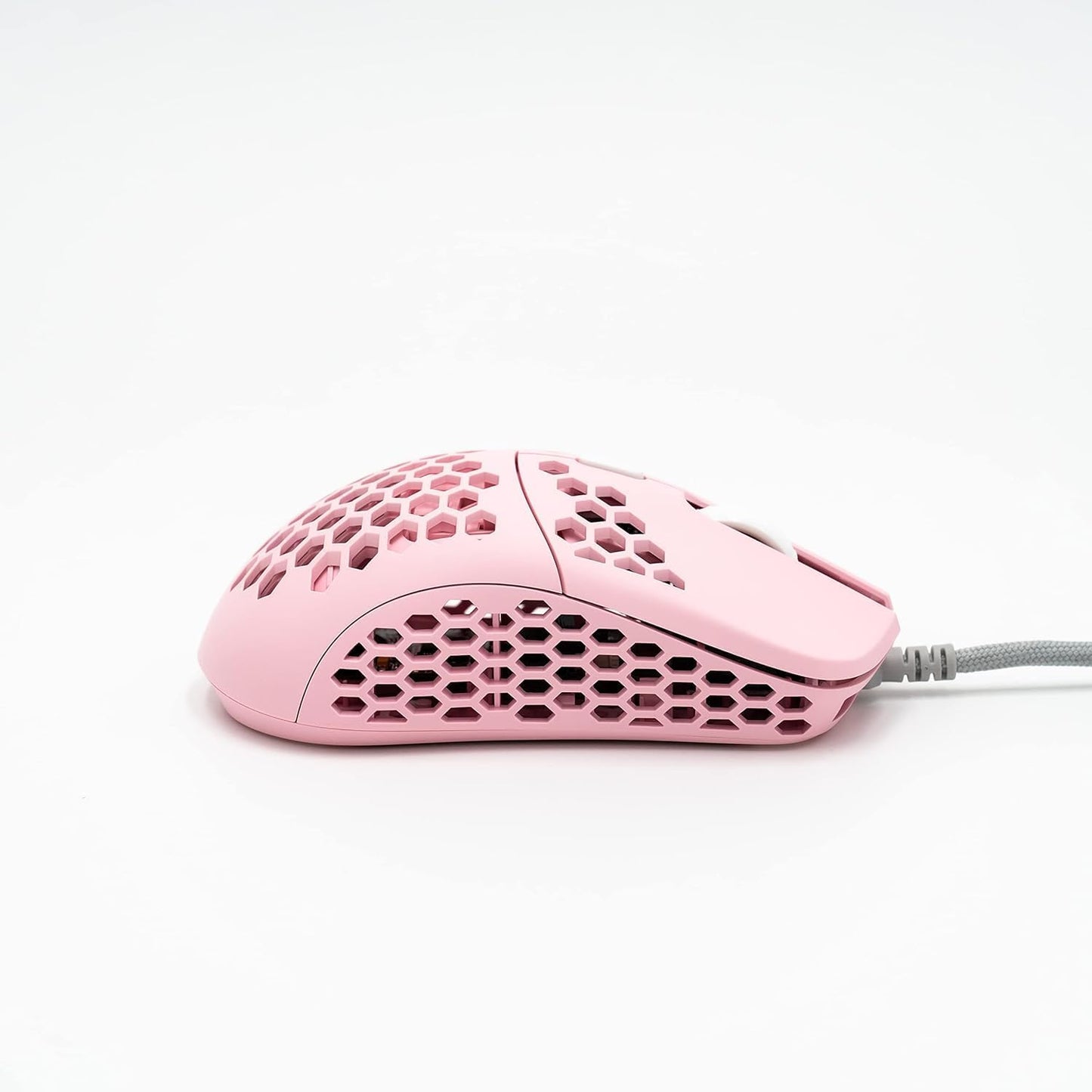Gwolves Hati HTS Lightweight Honeycomb Wired Gaming Mouse,~52g,3389 Sensor,16,000 DPI, Low Latency,Anti-Interference,6 Programmable Buttons,On-Board Memory,PC/Mac and Laptop (Pink, HTS - Small)