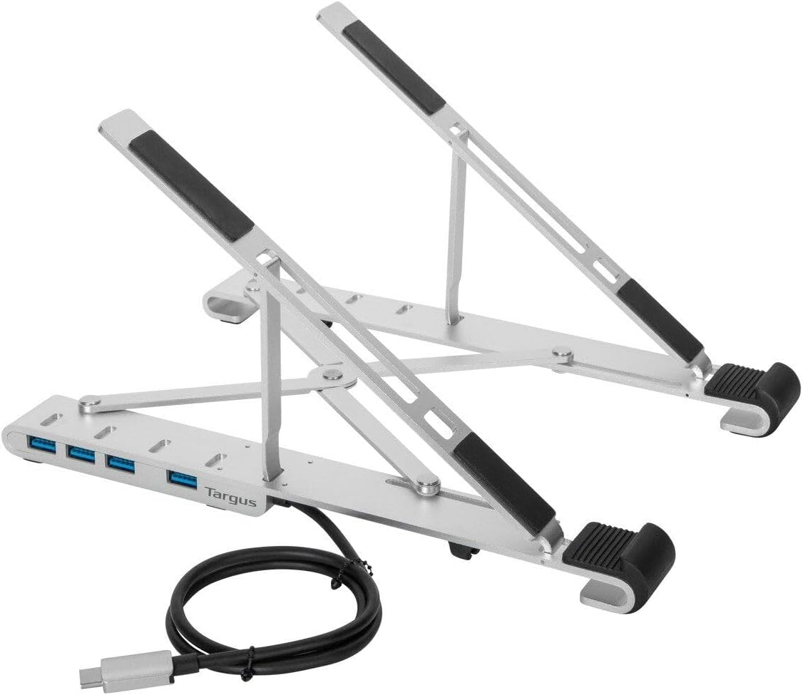 Targus Portable Laptop Stand + Integrated USB-A Hub (AWU100205GL)