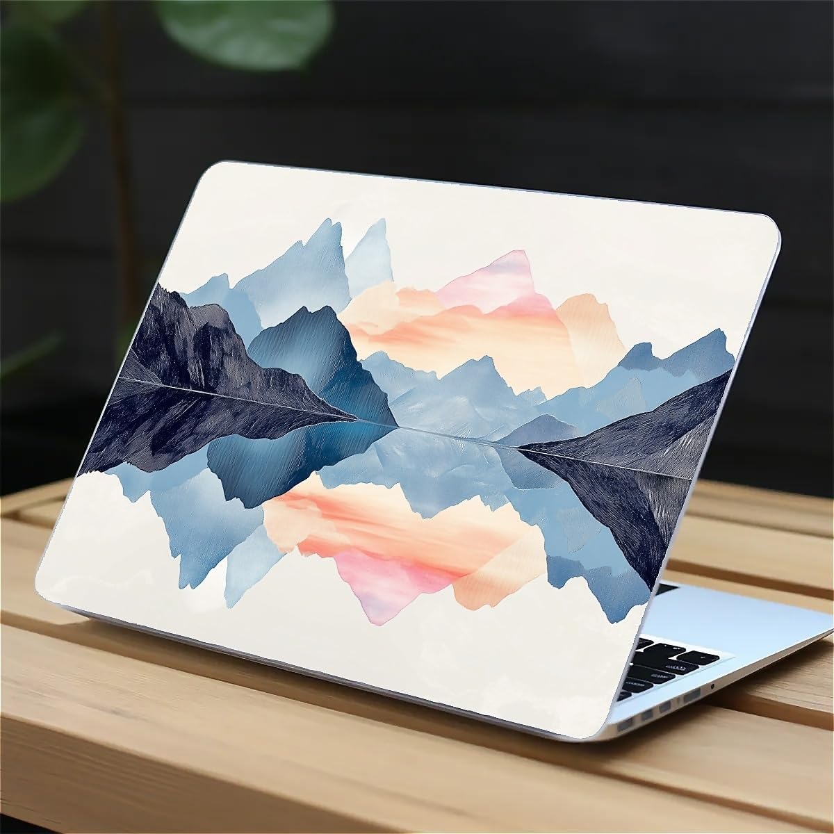 Compatible with MacBook Air 13.3 13.6 Inch Case 2022 2021 2020 2019 Plastic Hard Shell Case Cover,13.3 Pro(A1706/A1708/A1989/A2159/A2289/A2338), Mountains and Water