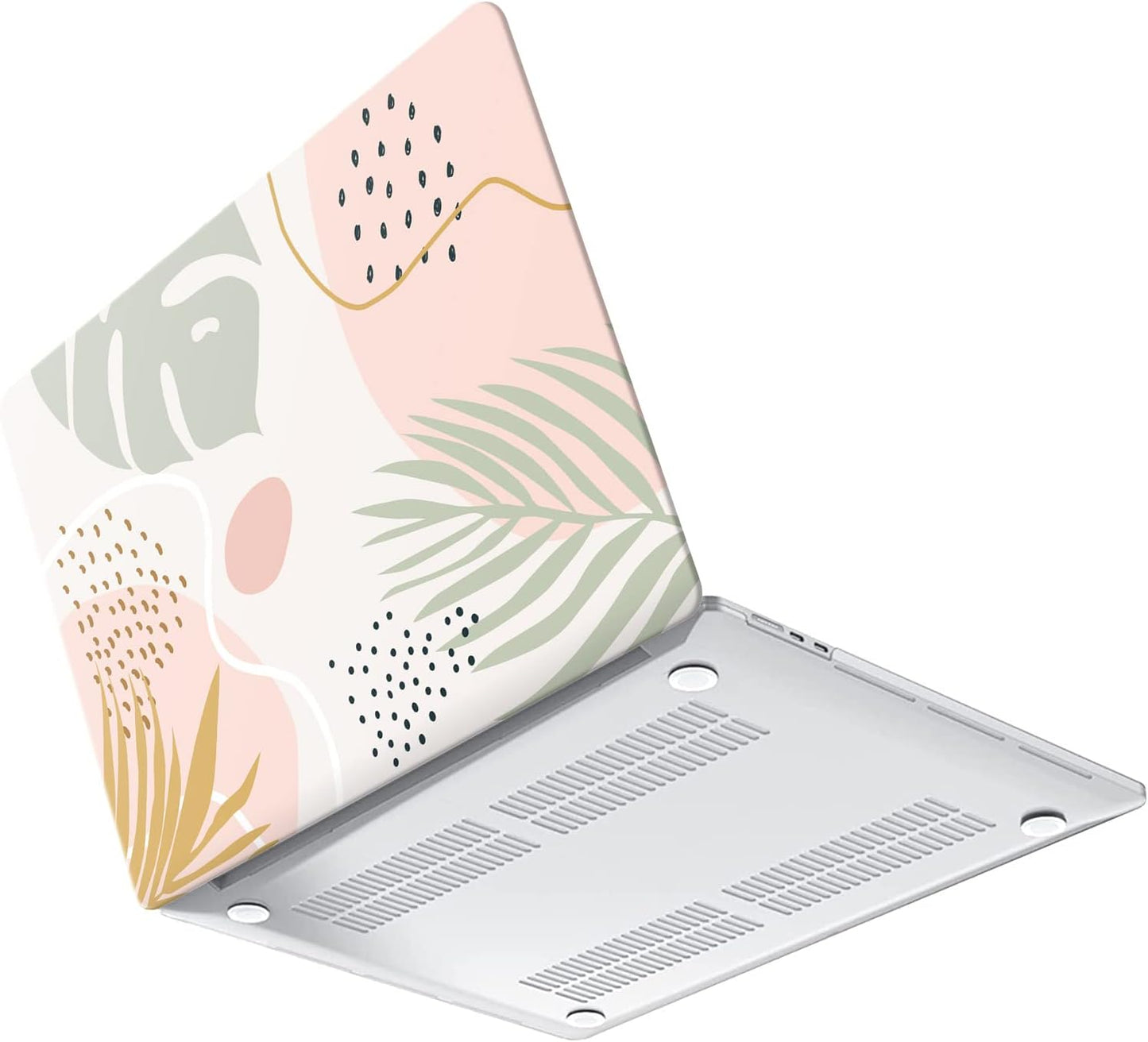 iCasso for MacBook Air 13 inch Case 2025 2024-2022 Release M4 A3240 M3 A3113 A2681 M2 with Liquid Retina Display, Hard Plastic Shell for Mac Air 13.6, TPU Keyboard Cover&Screen Protector, Morandi