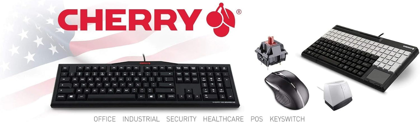 CHERRY ML 4100 Ultraslim Keyboard- Light Gray - US 83 Key Layout. USB & PS/2 (G84-4100LCAUS-0)