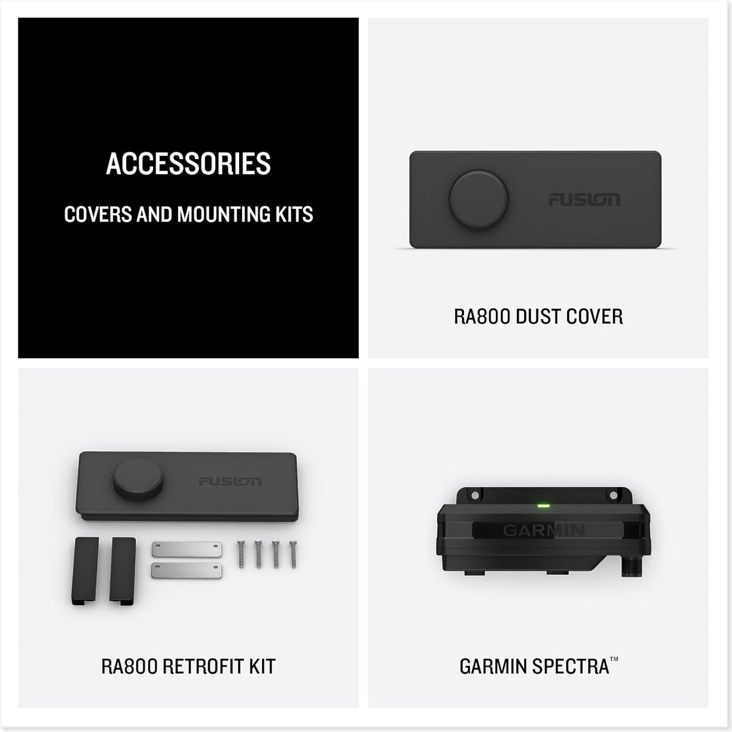 Garmin® Fusion Apollo™ MS-RA800 Marine Stereo, Premium Touchscreen Stereo with Built-in Wi-Fi® Connectivity