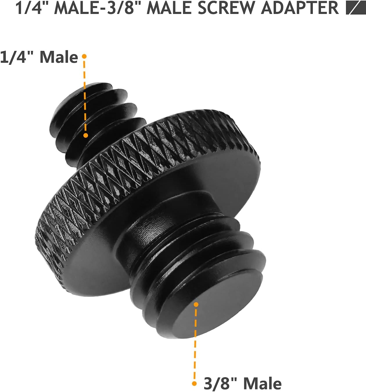 12 Pcs 1/4" & 3/8" Camera Screw Adapter Set - DSLR, GoPro, Flash & Light Stand Mounts