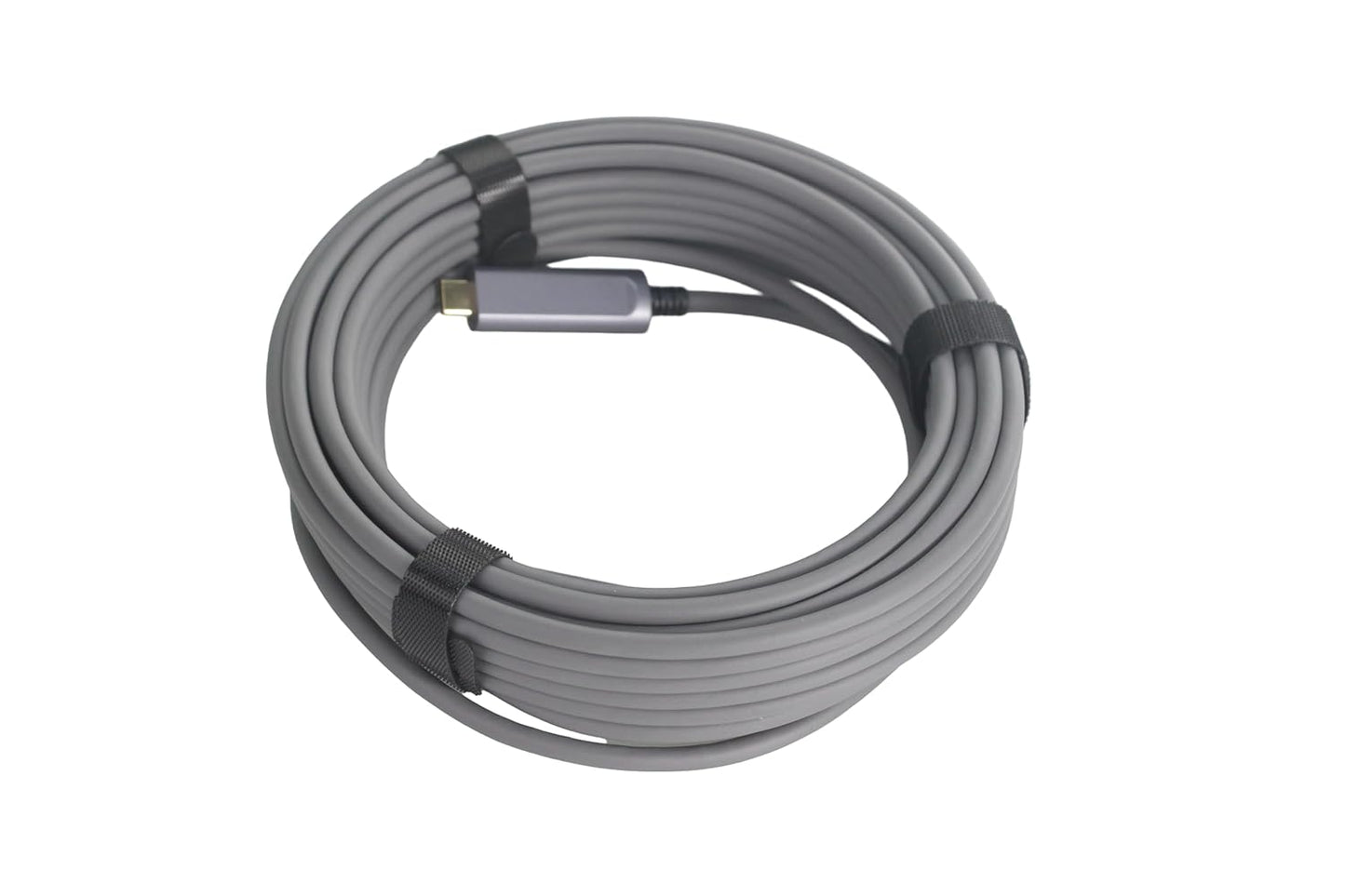 Fiber Optic USB C to USB C Cable(50ft),Slim High Speed 10Gbps USB 3.1 Active Optical Cable for Webcams,Cameras,AR/VR,Laptop etc,Grey