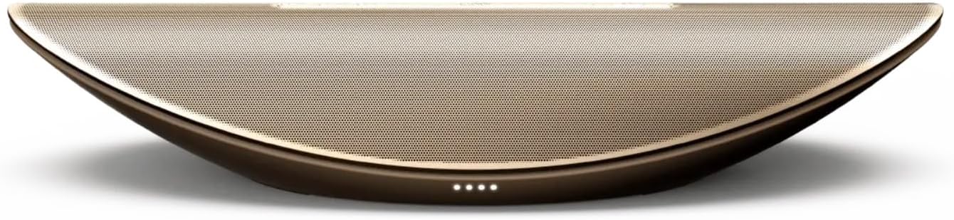 Cleer Crescent Smart Audio Bluetooth Speaker, 3 Hi-Res Audio Certified Sound Modes – 8 Linear 40mm Drivers with Dual 84mm Woofers Array 3D Room-Filling Sound, Wi-Fi/Bluetooth Streaming, Premium Design