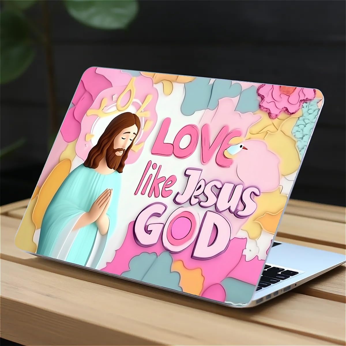 Compatible with MacBook Air 13.3 13.6 Inch Case 2022 2021 2020 2019 Plastic Hard Shell Case Cover,13.6 Air (A2681) M2 2022, Jesus