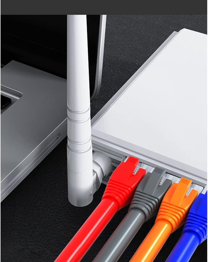 50 Pcs Cat7 Cat7A Cat8 Strain Relief Boot, RJ45 Plug Connector Cover Modular Network Plug Connector Cap Cable Connector Boots, Grey