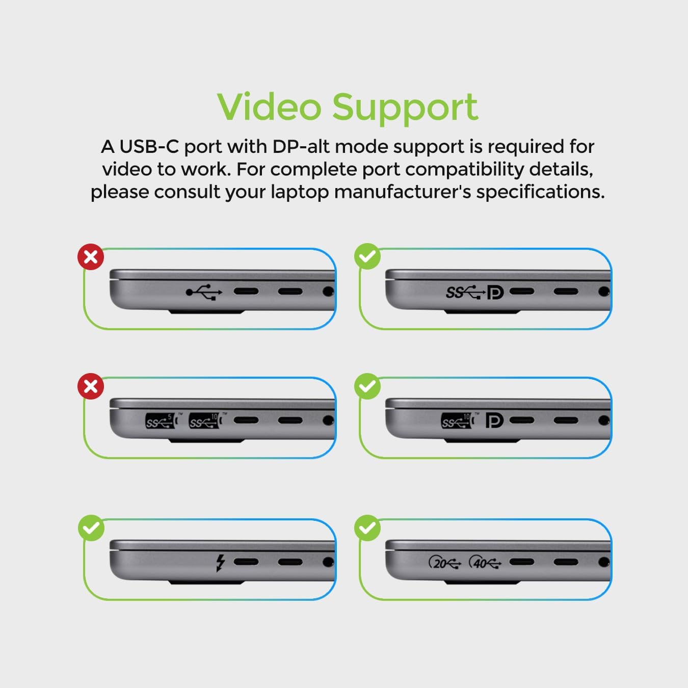 IOGEAR USB-C 8-Port Low Profile Docking Station - 4K 30Hz - 1 HDMI - 1 DisplayPort - 1 VGA - 1 Ethernet - 3 USB 3.0 A Ports - 1 USB-C 100W Charging Only - Power Adapter Not Included — GUD3C02B