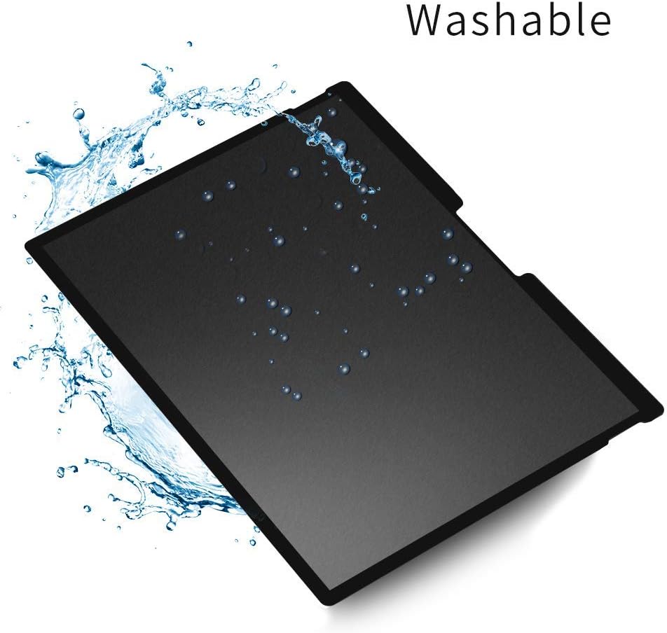 FILMEXT for Microsoft Surface Pro 7 Plus/7/6/5/4/3 Fully Removable Privacy Screen Protector Filter, Anti-Spy Anti-Glare Feature Makes (for Surface Pro 7+/7/6/5/4 Privacy Screen Protector)