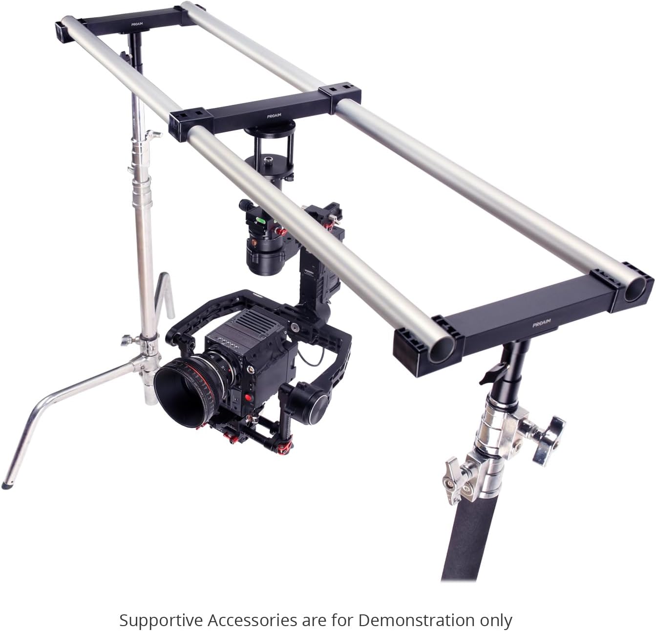 PROAIM Overhead 12ft Modular Studio Rig for Camera/Gimbal/Light Setups. Payload up to 11kg / 24lb. for Photography, Videography. (P-OHLR-01)