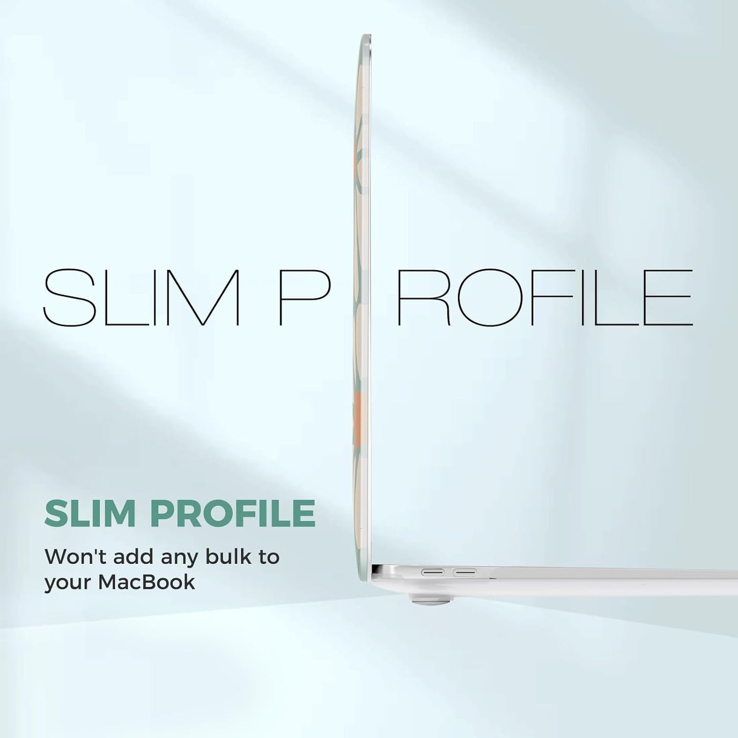 iCasso for MacBook Air 13 inch Case 2020 2019 2018 Release A2337 M1 A2179 A1932, Cute Flower Hard Shell Protective Case for MacBook Air 13.3 inch & Keyboard Cover & Screen Film, Daisy Green