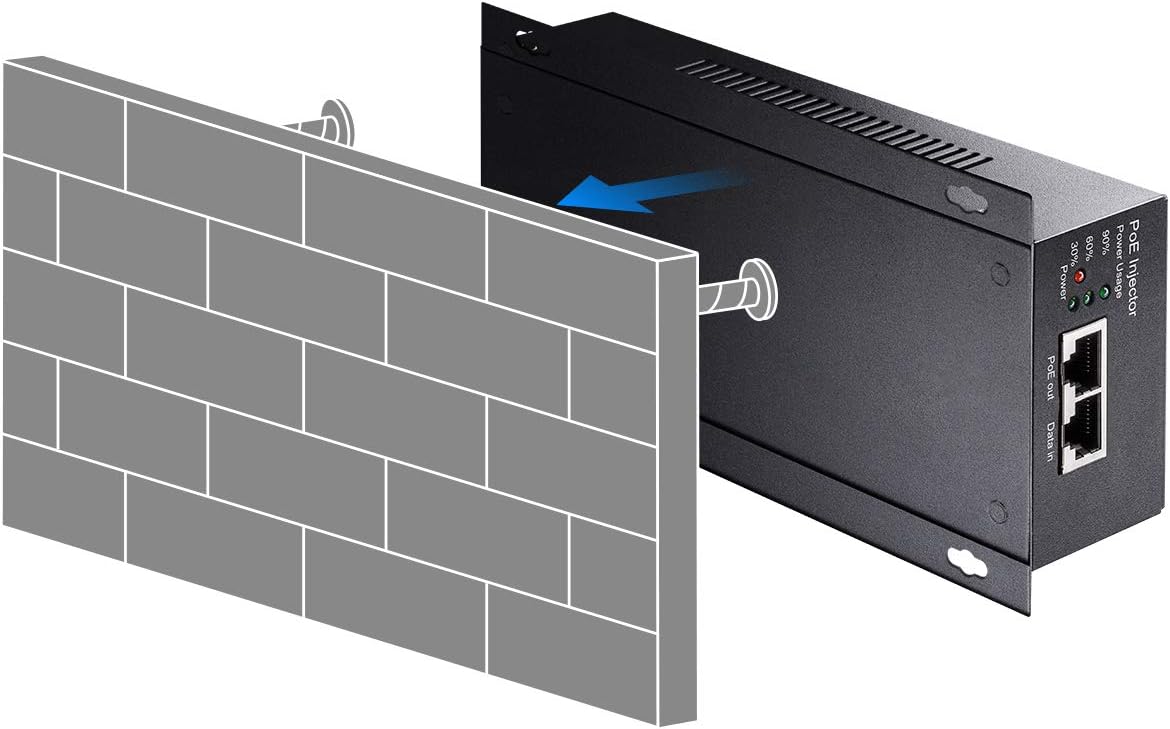 Cudy 90 Watts Gigabit PoE++ Injector, 10/100/1000Mbps PoE Adapter, 90W / 60W / 30W / 15.4W PoE Power Budget, PoE/PoE+ / PoE++ Adapter, IEEE 802.3af / 802.3at / 802.3bt Compliant, 48V ~ 52V (POE350)