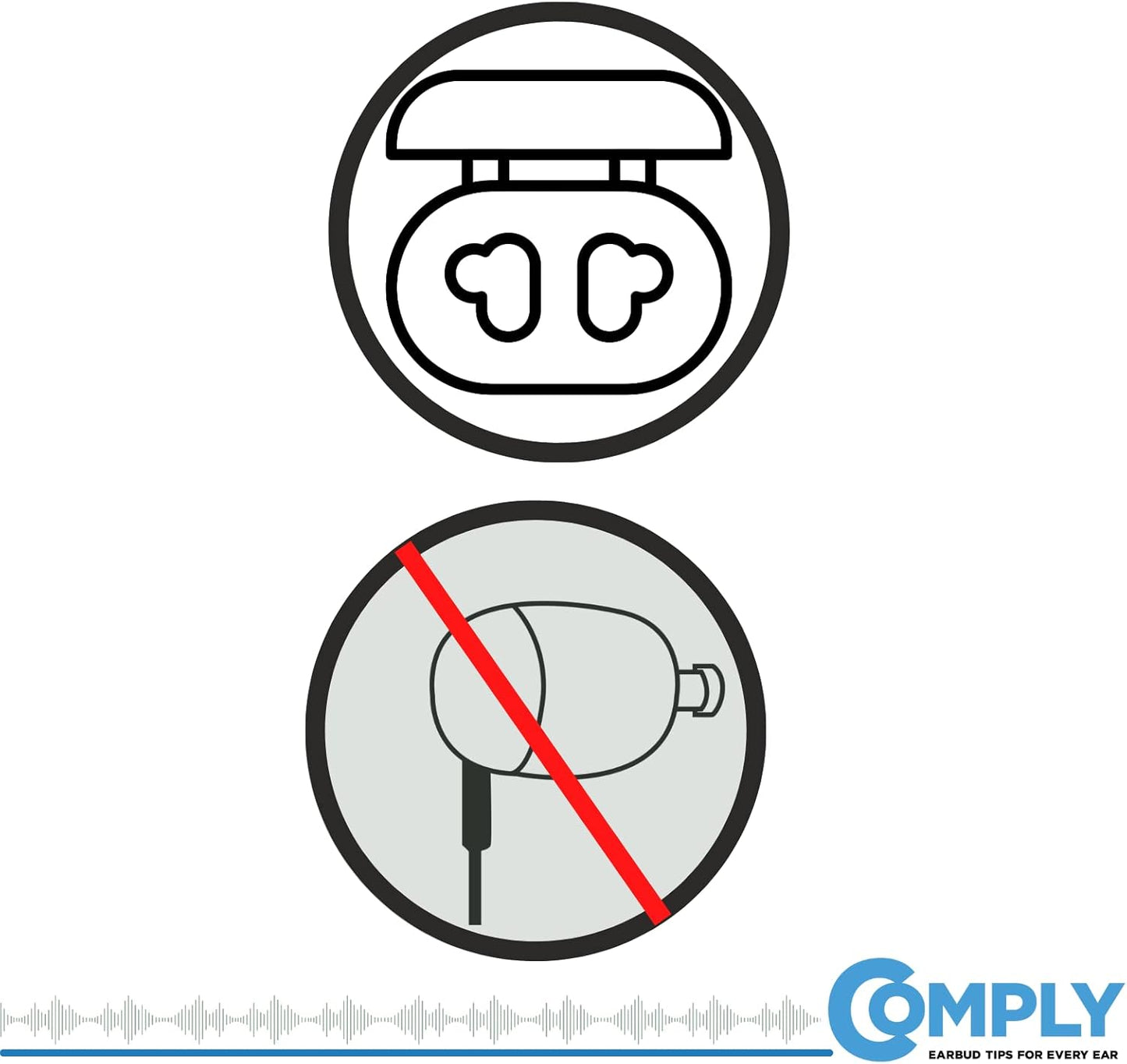 Comply Memory Foam Replacement Earbud Tips for Beats Fit Pro & Beats Studio Buds | Ultimate Comfort, Secure Fit, Superior Noise Isolation | Black, Small (3 Pairs)