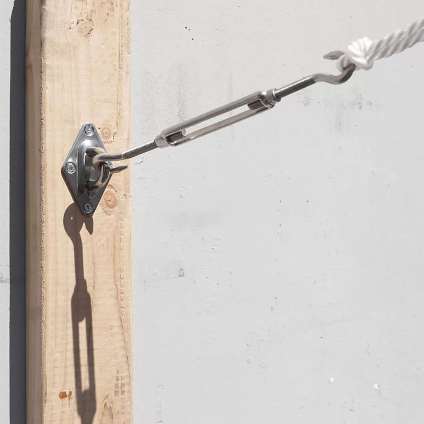 13 Pack M6 Turnbuckle Hook & Hook Turnbuckles, 304 Stainless Steel Turnbuckle, Heavy Duty Turnbuckle for Wire Rope Tension