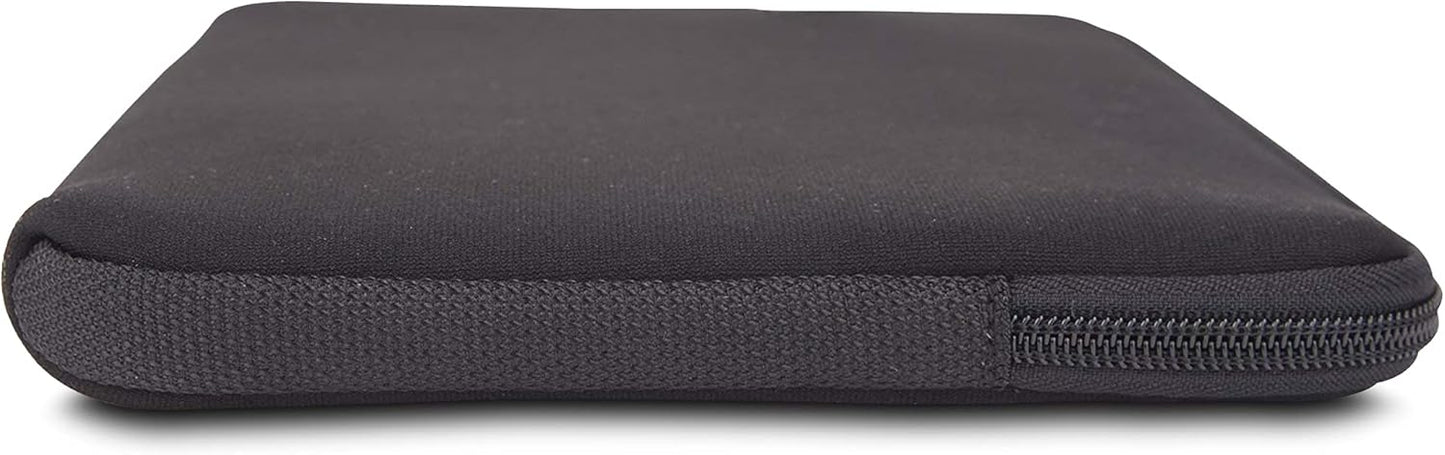 Amazon Basics 17.3-inch Laptop Sleeve, Protective Case with Zipper - Black