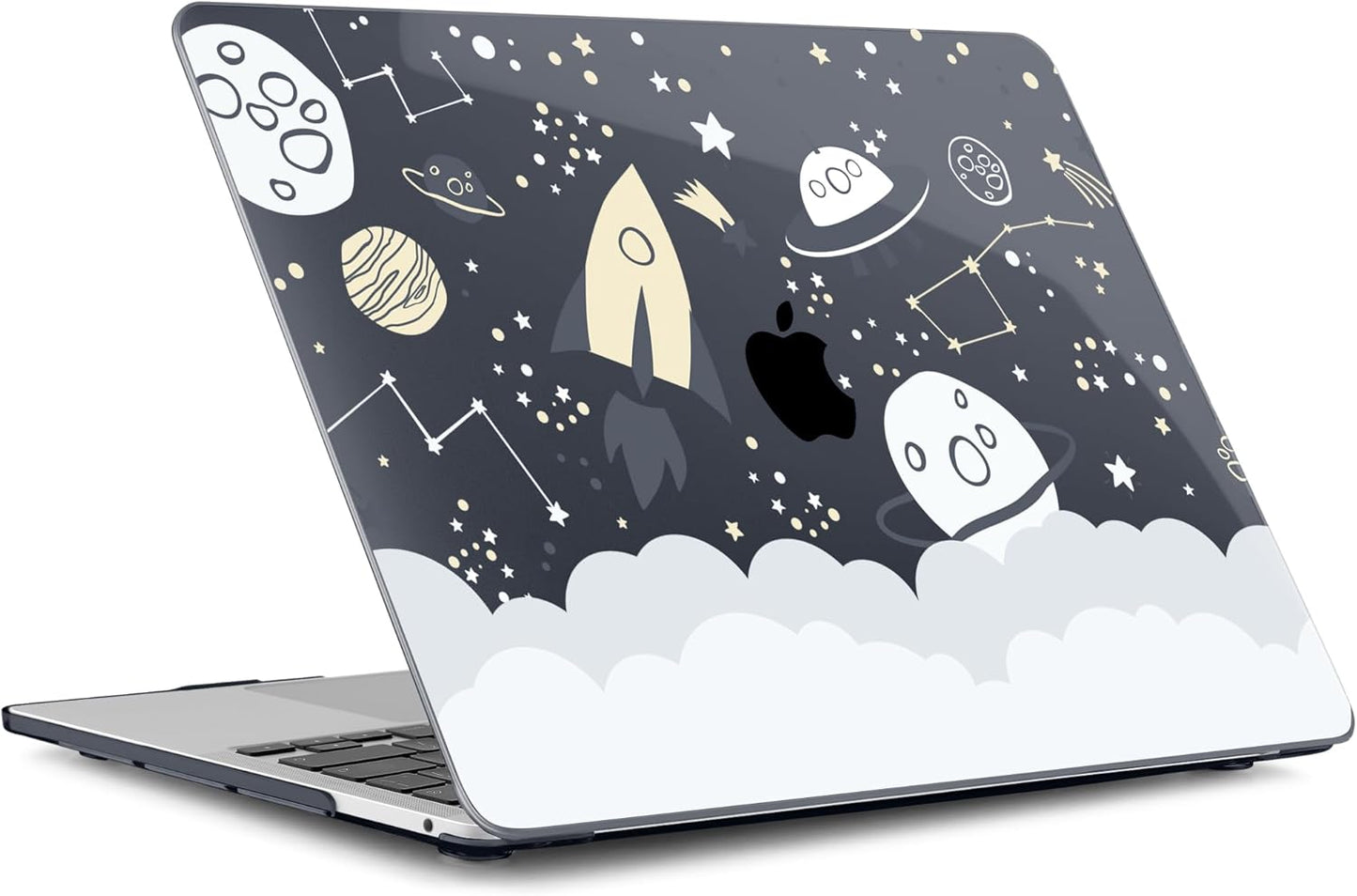 Batianda Case for M1 MacBook Air 13 Inch Model A2337 A2179 A1932 2021 2020 2019 Release,Lovely Creative Series Design Hard Shell with Keyboard Cover & Screen Protector, Aviation