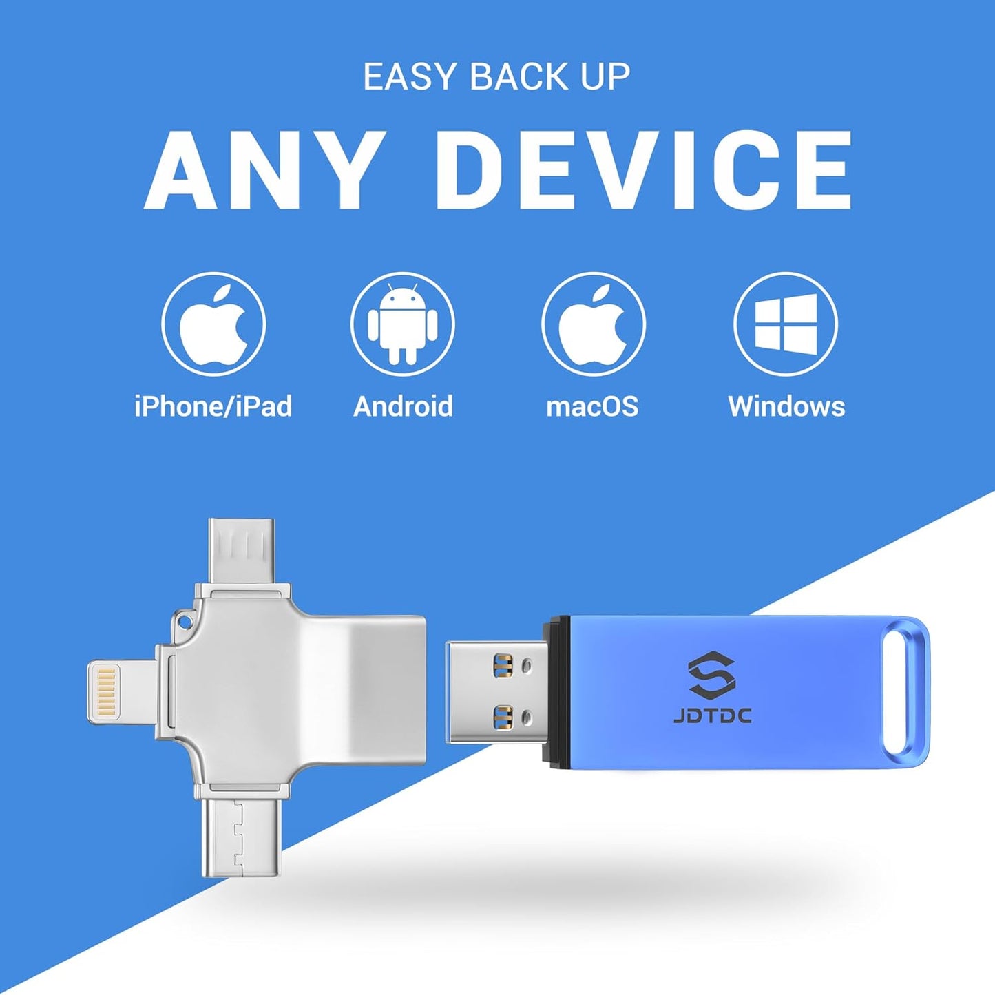 256GB Auto Backup-Photo-Stick-Flash-Drive for All Device Picture-Stick-for-Photo Secure Photo Video Backup Device Photo-Saver-Stick-iPhone-Picture-Backup Android-Photo-Storage-Stick iPad-Backup-Drive
