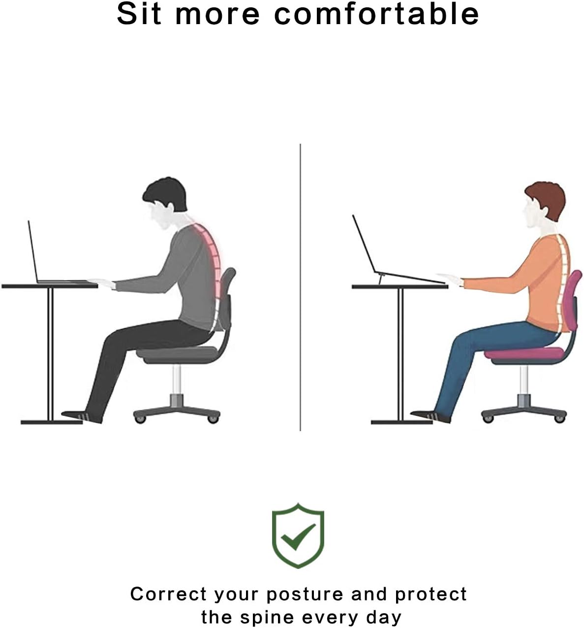 Laptop Stand Portable,Zinc Alloy Laptop Mini Stand,Laptop Riser Invisible,Ergonomic Laptop Stand Cooling Suitable for 12-20 Inches Laptop.(Silver-2pieces)