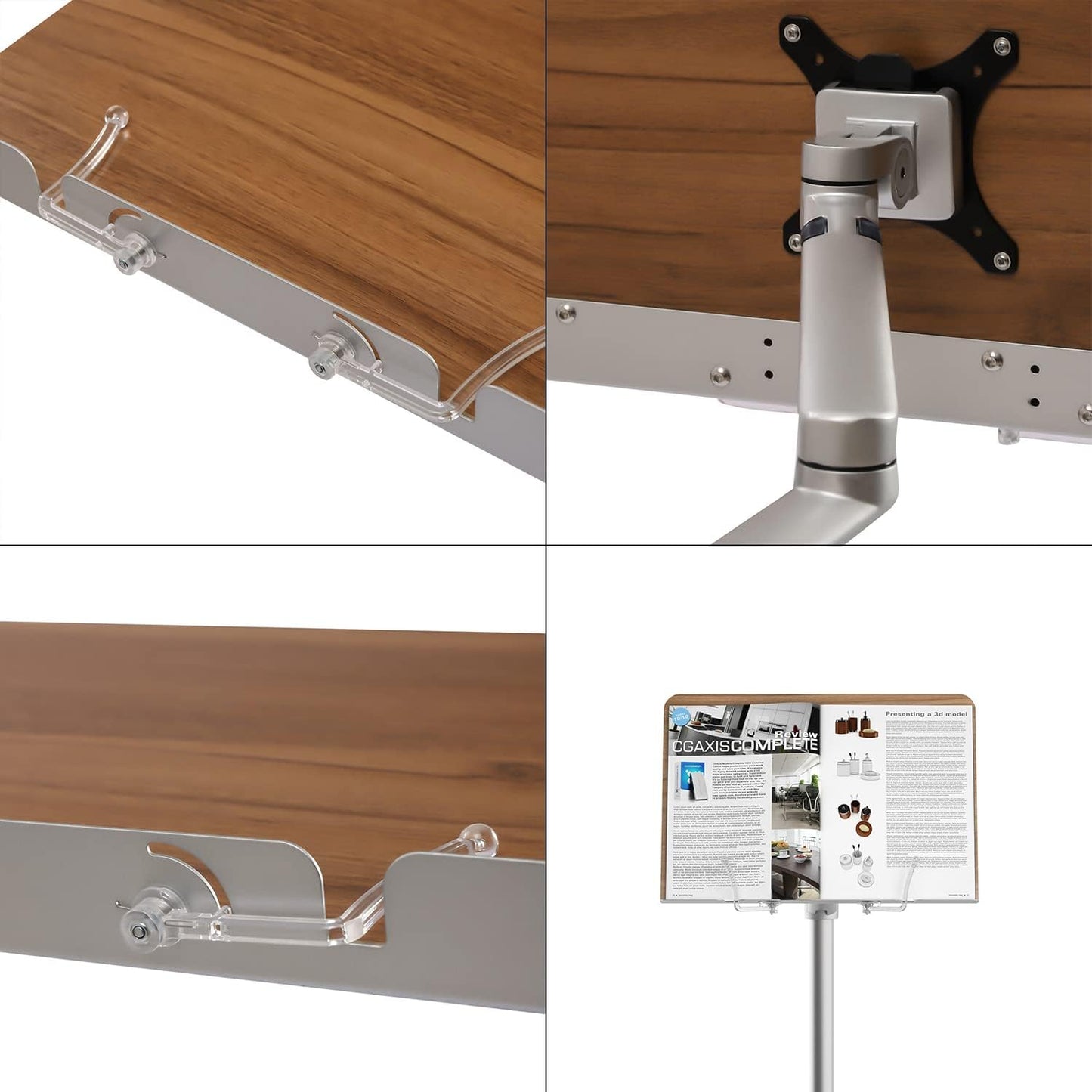 Book Stand for Reading, Floor Stand/Holder for Laptop,Tablet,Phone,Compatible with MacBook,iPad Notebook