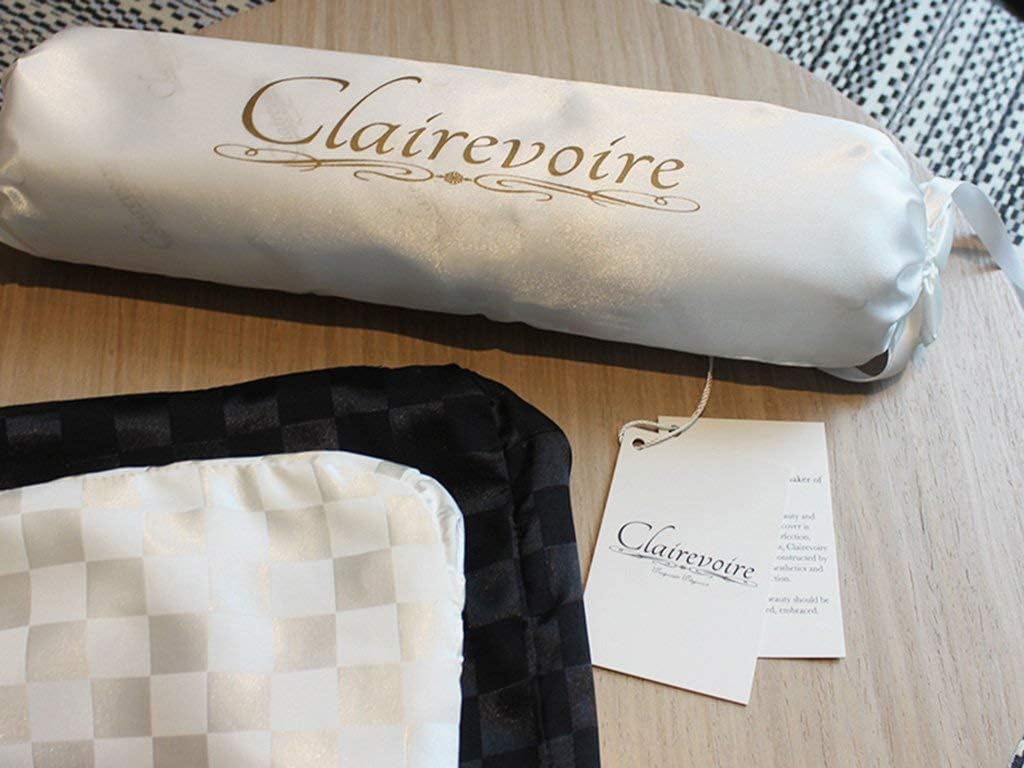 Clairevoire Piano Keyboard Dust Cover for 61 Keys to 88 Keys, Electric Pianos Cover, Digital Pianos Cloth Protection,Lightweight and Adjustable Closure,Pearl White, L - Keyboard Piano up to 61" x 21"