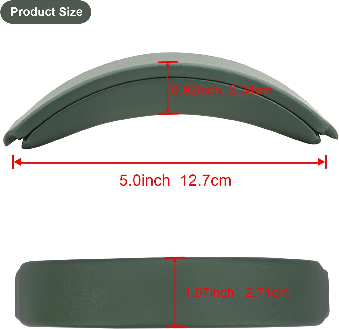 Headband Cushion Cover for Bose QuietComfort 45 (QC45) QC35 QC35 II Headphones with Protein Leather& Memory Foam (Cypress Green)