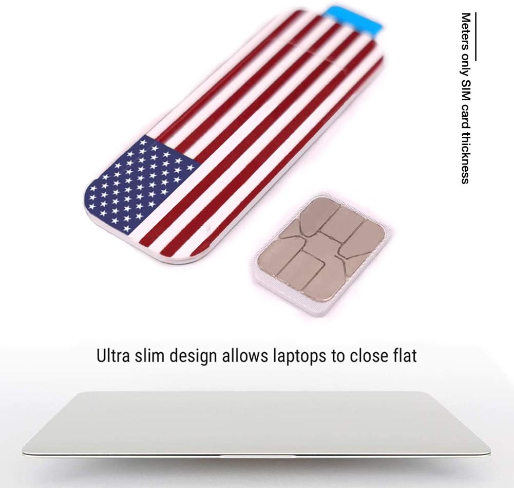 Webcam Cover, Laptop Camera Cover Slide, Ultra-Thin, US Flag Pattern Design, Web Camera Cover fits Laptop, Desktop, PC, Macboook Pro, iMac, Computer, Protect Your Privacy & Security