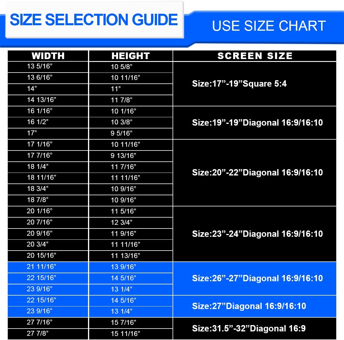 Computer Privacy Screen Filter 27" Hanging Privacy Screen Protector Compatible Widescreen Computer Monitor with Aspect Ratio 16:9,Anti-Glare Privacy Screen Protector (27" Diagonal (16:9))