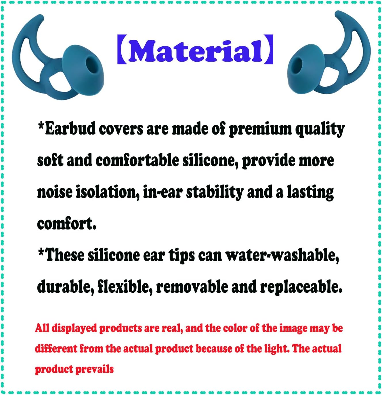 Earbud Tips 3 Pairs,Medium Silicone Earbud Tips Compatible with Bose QuietComfort Earbuds and Sport Earbuds