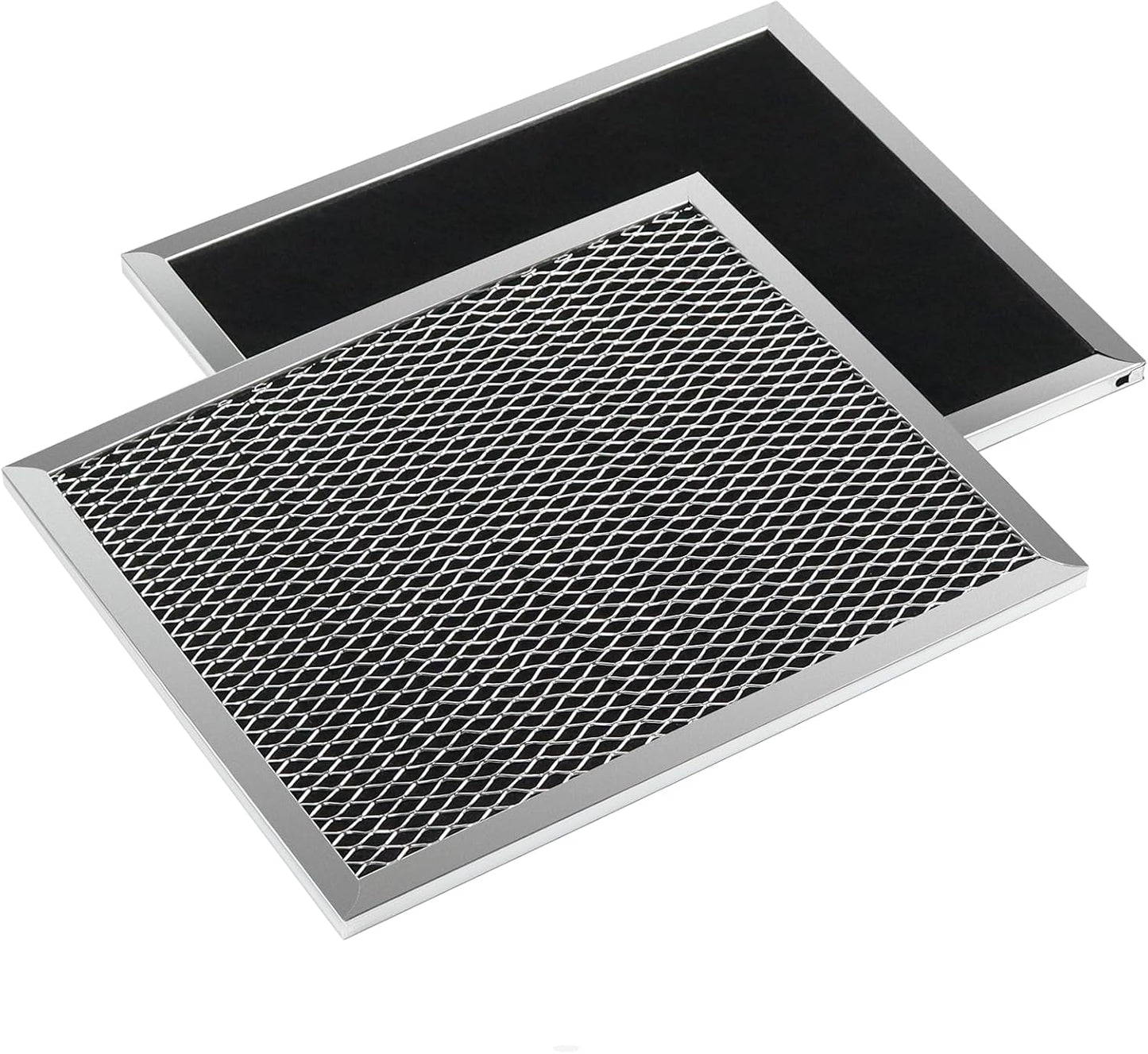 97007696 41F Grease Filter fit for B-roan Nu-tone Range Hood 8-3/4" x 10-1/2" Aluminum Mesh Charcoal Filter Compatible with Most Brand Stove Vents -2 PACKS by Fetechmate