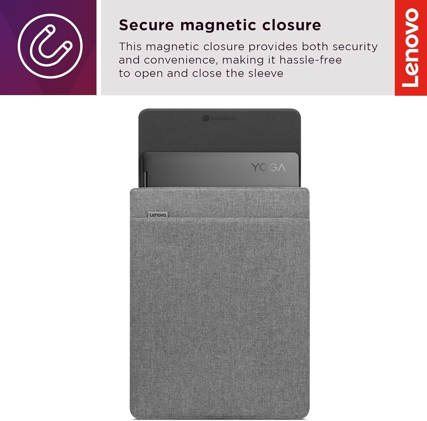 Lenovo Precision Pen 2 (Laptop) – USB-C Charging – Tilt Recognition & Yoga Laptop Sleeve 14 Inch Notebook/Tablet Compatible with MacBook Air/Pro