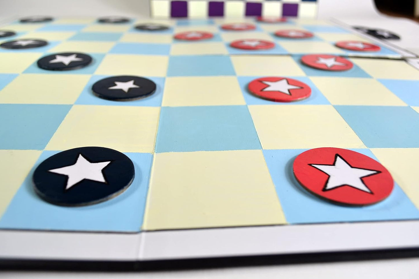 Apostrophe Games Create Your Own Board Game (Blank Checkers & Chess)