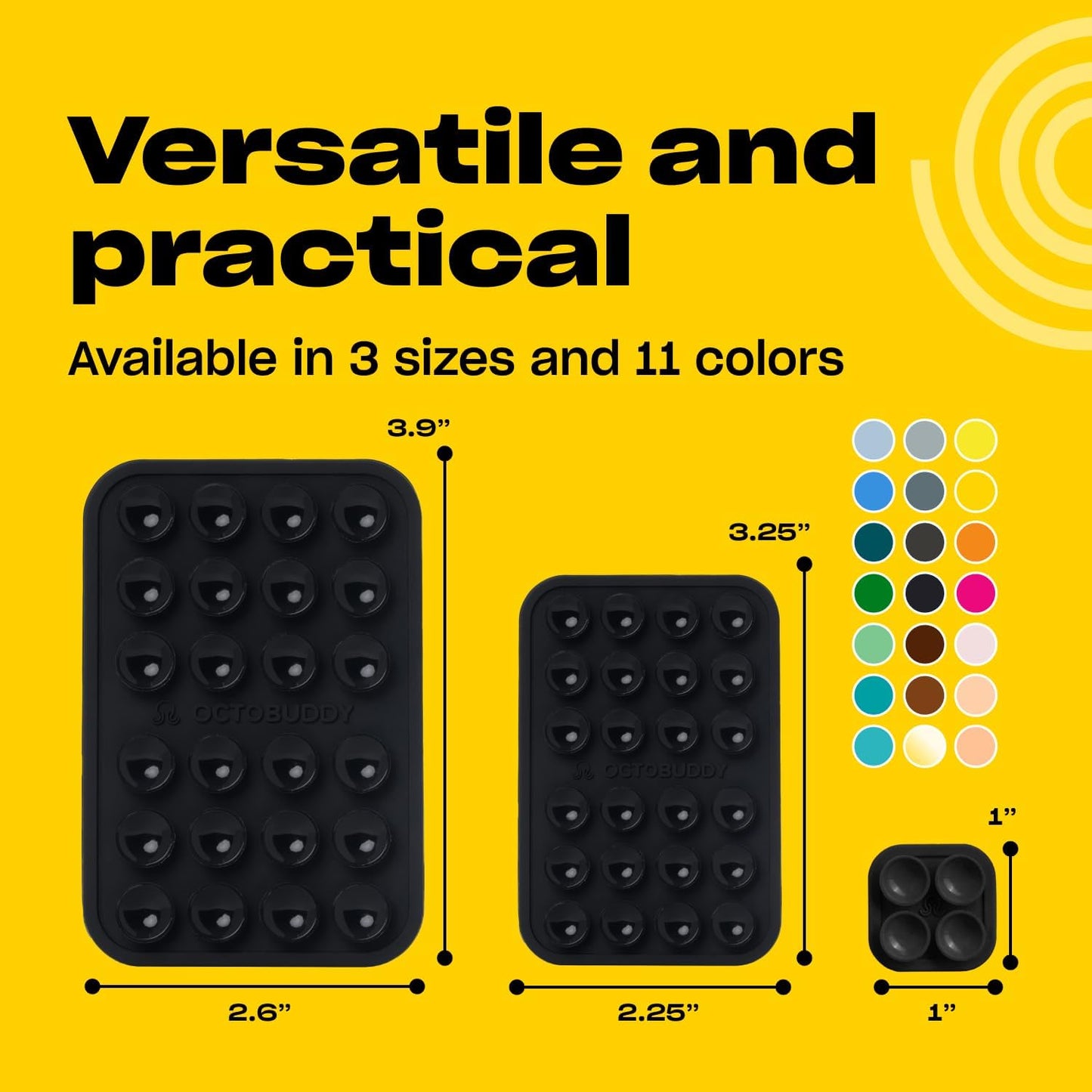 Classic MAX - Silicone Suction Phone Case Adhesive Mount - Hands-Free, Strong Grip Holder for Selfies and Videos - iPhone and Android Compatible - 2.6″ x 3.9″, Darth Vader