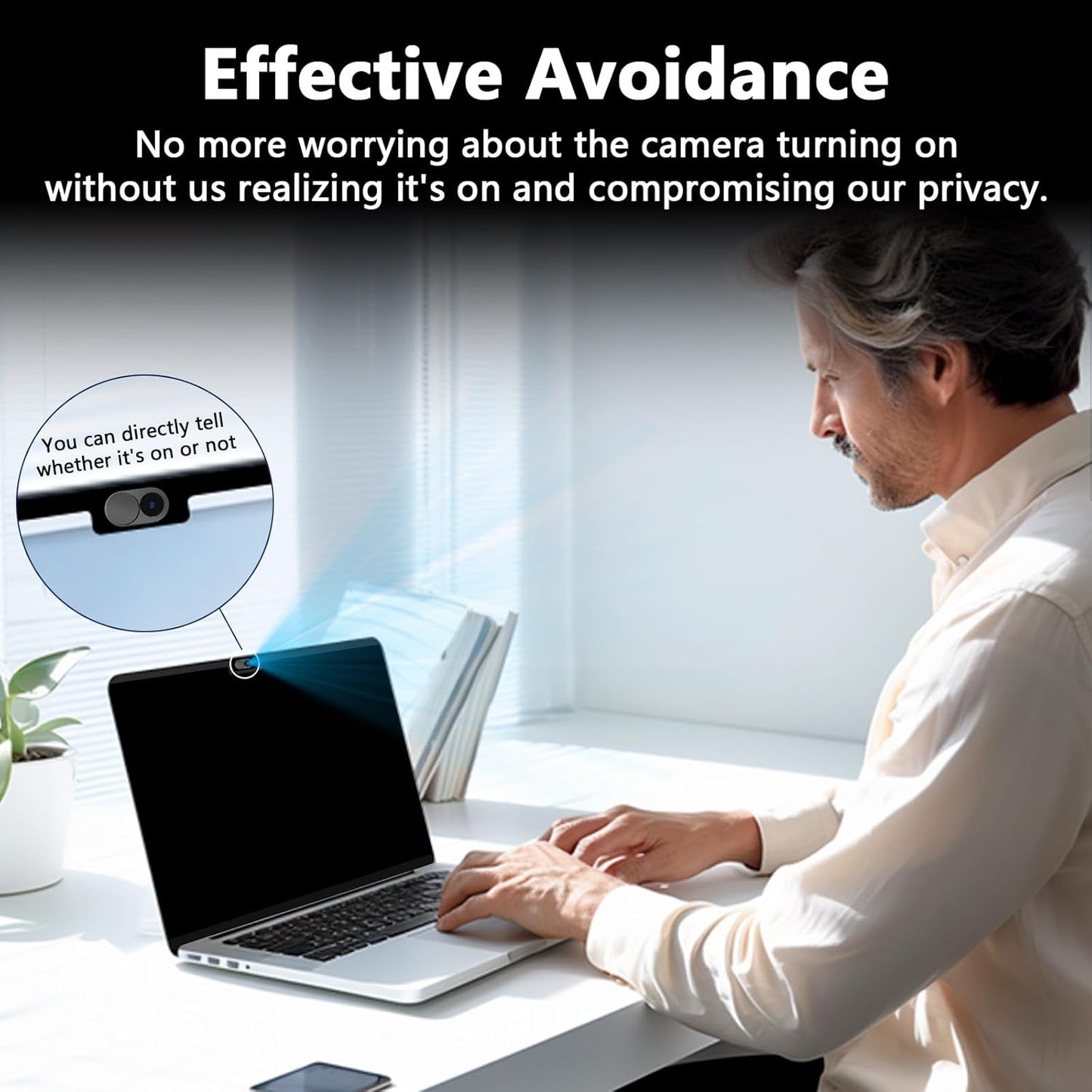 Magnetic MacBook Air 15 Inch Privacy Screen(2023-2025, M2, M3, M4), Removable Anti Glare Blue Light Macbook Pro Screen Protector, 360° Anti Spy and Easy Install Shield