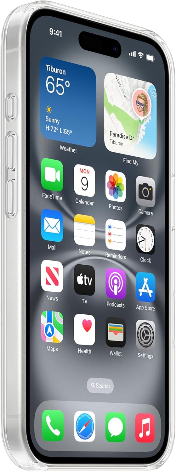 Apple iPhone 16 Clear Case with MagSafe and Camera Control: Lightweight Phone Case, Wireless Charging Compatible, Smooth Glossy Finish