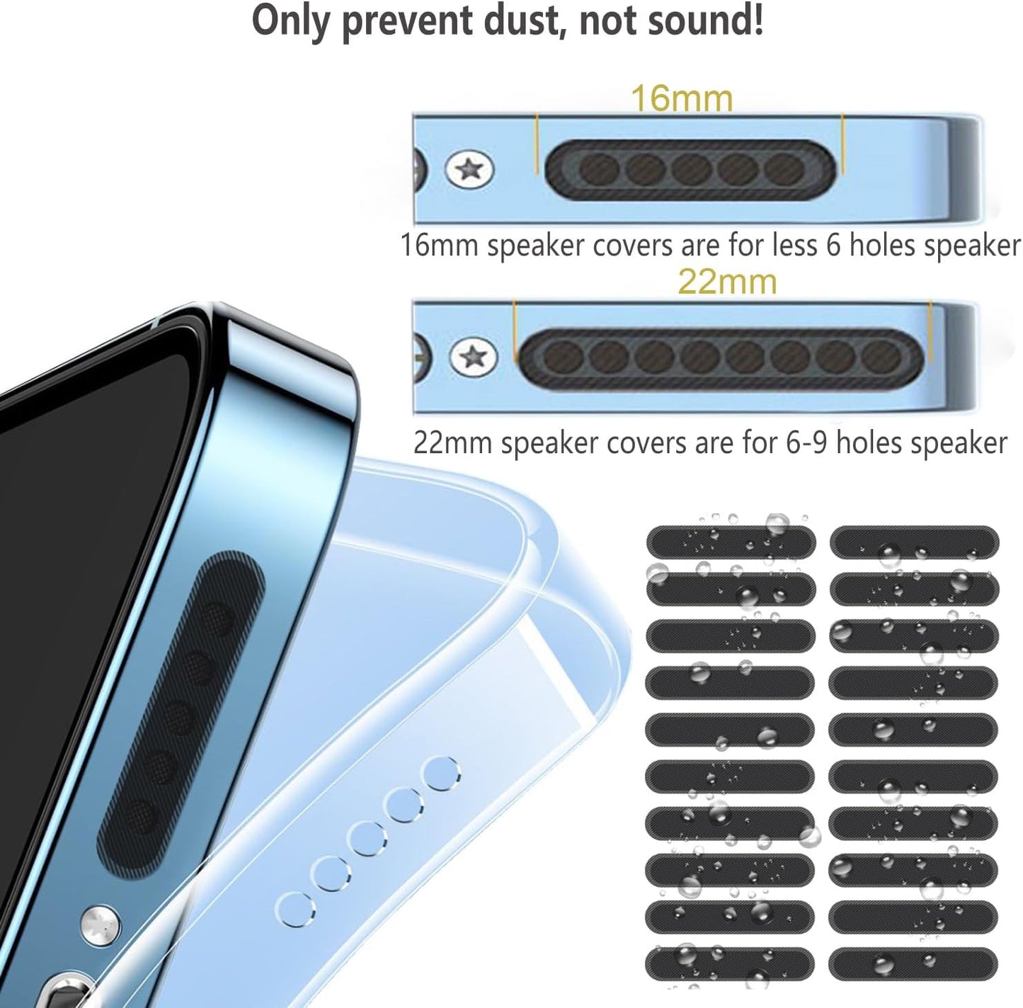 8PCS USB Type C Anti Dust Plugs Cover, C-Type Port Dust Plug, USB C Dust Cover, Anti-Lost USB C Charging Port Dust Covers Protectors for 15 16 17 Plus Pro Max, Samsung, with Speaker Mesh Cover