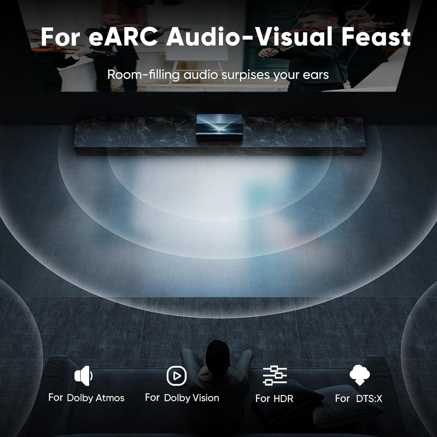 ARISKEEN 8K HDMI Cable 15 FT, 48Gbps High Speed HDMI 2.1 Cable, 8K 60Hz, 4K 120Hz 144Hz Braided HDMI Cord - 15 Feet