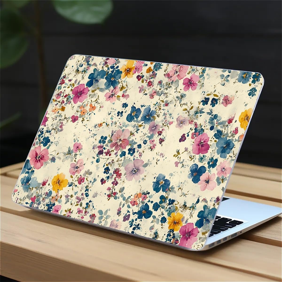 Compatible with MacBook Air 13.3 13.6 Inch Case 2022 2021 2020 2019 Plastic Hard Shell Case Cover,13.6 Air (A2681) M2 2022, Small Pastel Flowers