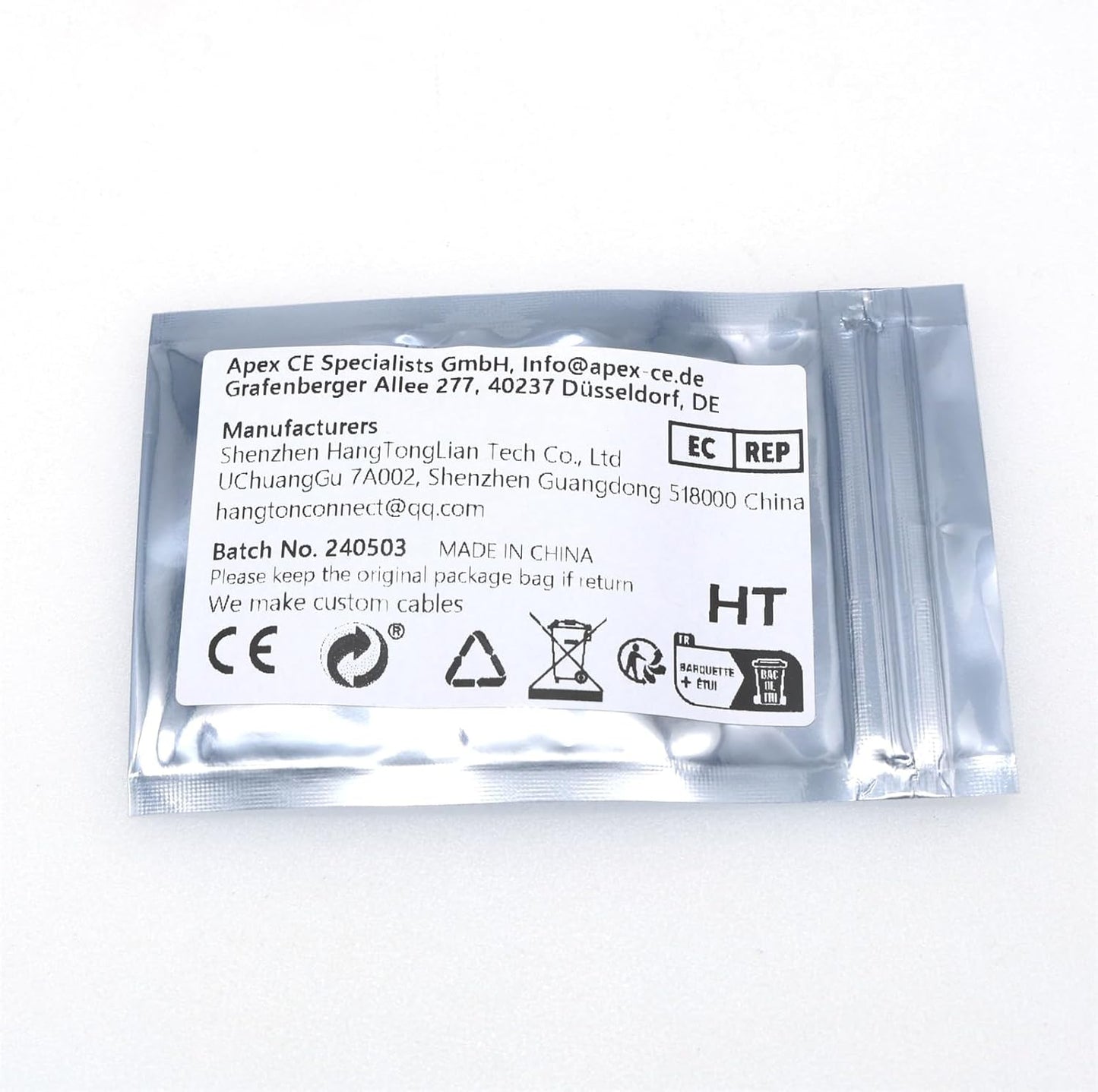 Remote Shutter Release Trigger Cable for Canon R3 R5 1DX 6D 7D 5D MKIII 60D EOS SLR Camera, 2.5mm Controller to N3