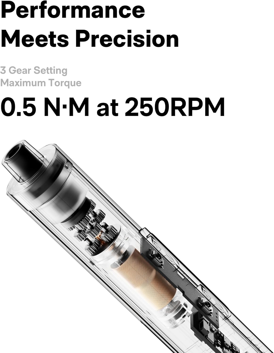 HOTO SNAPBLOQ™ S-A01 3.7V Mini Electric Screwdriver with 56 Bits & 3 Torque Settings, Precision Mini Screwdriver, 250RPM, Brighter LED Light, Repair Tool Kit for Electronics, Phone, Laptop, DIY