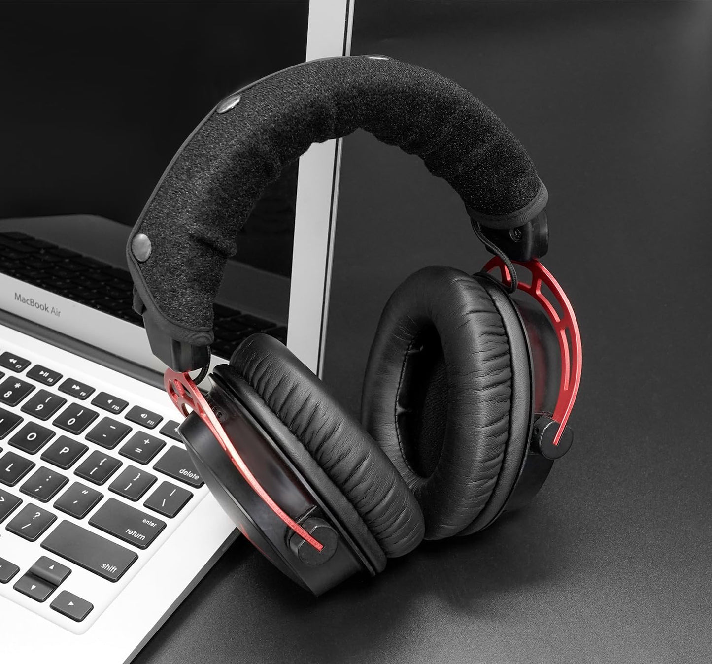 GVOEARS Premium Replacement Ear Pads for HyperX Cloud 1/2/3/Pro/Core/Alpha/Alpha S/Alpha Pro/Flight/Flight S/Stinger, CloudX Stinger Headset & More, Softer Protein Leather, High-Density Foam - Black