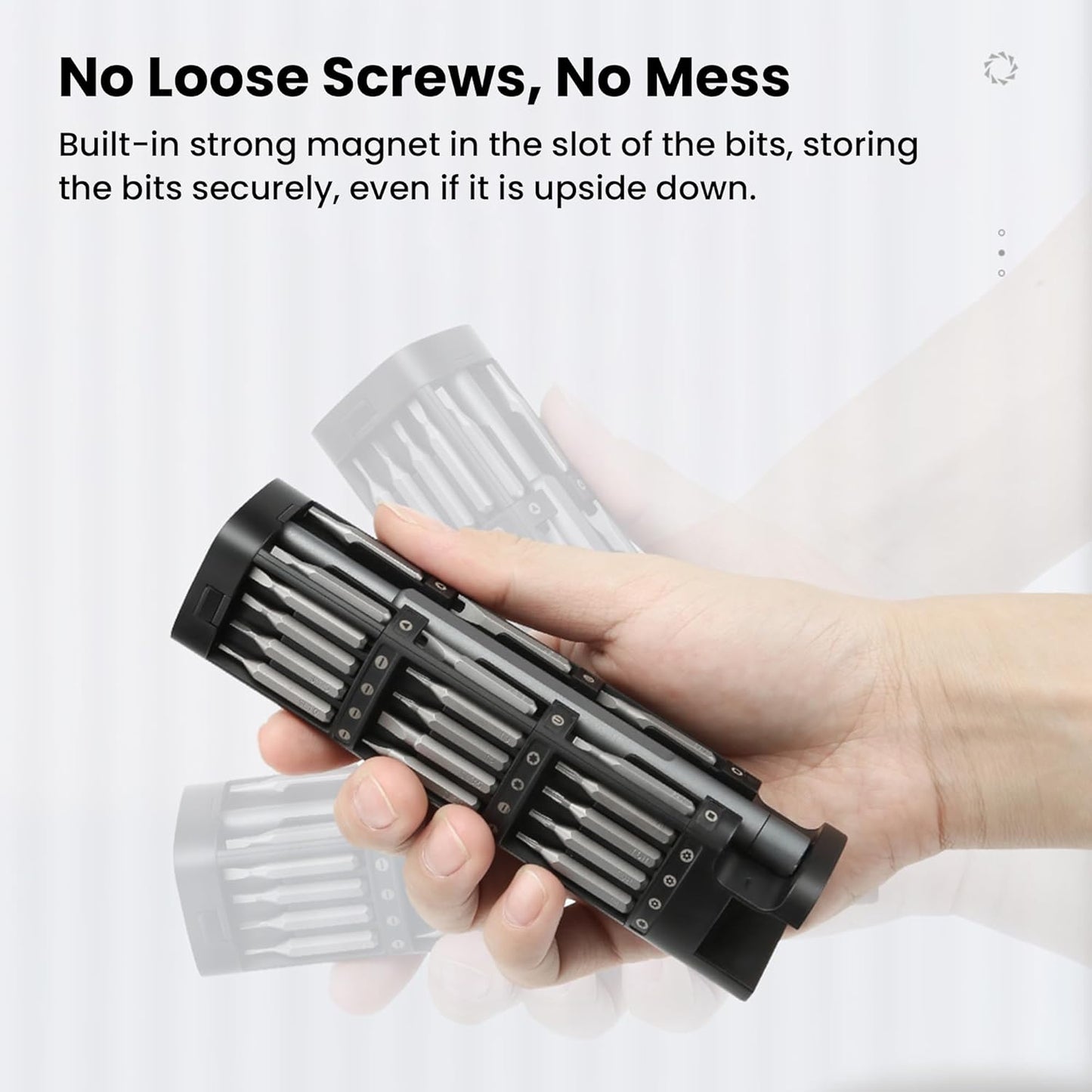 46-in-1 Precision Screwdriver Set with S2 Steel Bits & Security Bits, Mini Tool Kit for Electronics, Computers, Phones, Home/Dorm DIY, Magnetic Screwdriver with Portable Box, Great Gift for Men