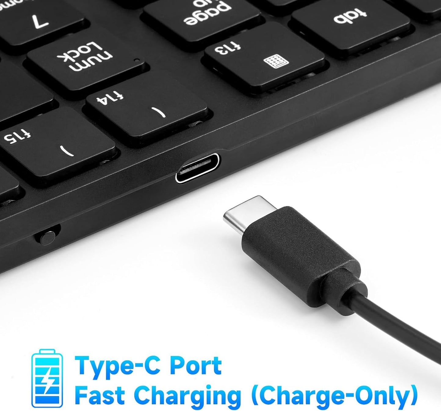 havit Wireless Number Pad for Laptop, Fully Compatible with Mac OS, iPad, Windows, and Android Devices – 2.4G Rechargeable 34-Key Numeric Keypad