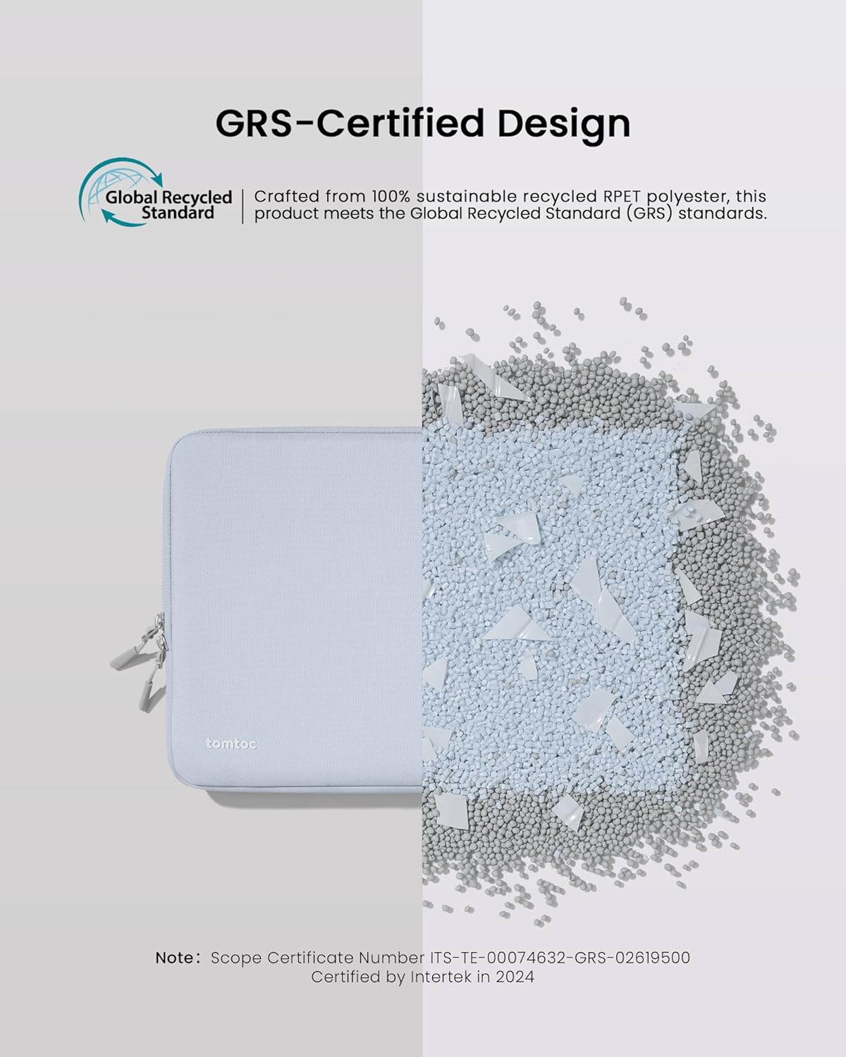 tomtoc 360 Protective Laptop Sleeve for 14-inch MacBook Pro M4/M3/M2/M1 Pro/Max A3112 A3401 A3185 A2992 A2918 A2779 2024-2021, Water-Resistant Case Bag with Accessory Pocket for 13.8 Surface Laptop 7